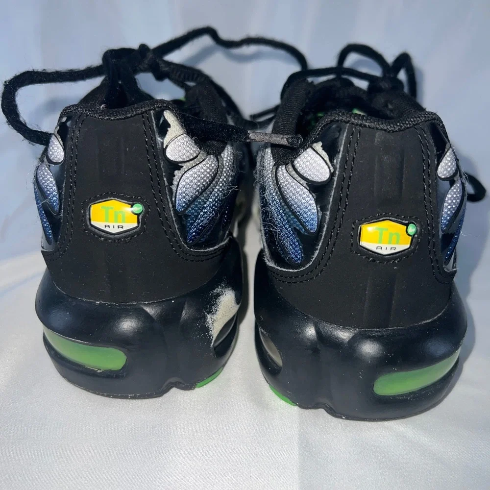 Nike Air Max Plus GS Blue Grey Green Black CD0609-021 Kids Size 6Y Sneakers